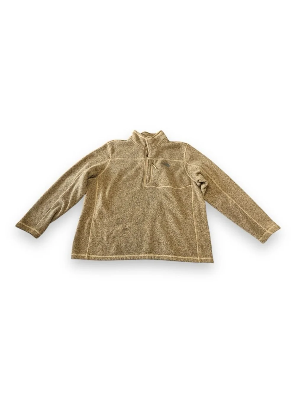 The North Face Gordon Lyons Classic 1/4 Zip Utility Brown Dark Heather Men’s XXL